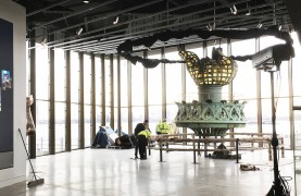Concrete-cosmetics-on-the-floor-of-the-Statue-of-Liberty-Museum